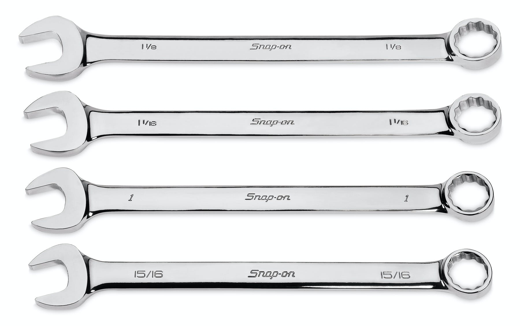 4 pc 12-Point SAE Flank Drive® Combination Wrench Set (15/16–1-1/8 4 pc 12-Point SAE Flank Drive® Combination Wrench Set (15/16–1-1/8